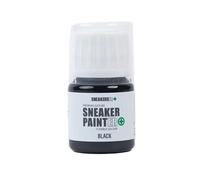 Sneakers ER Premium Leather Shoe Paint - 30ml Flexible Sneaker Paint for Repair, Restore, and Customising Footwear (Black)