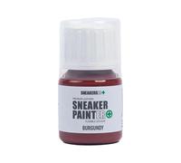 Sneakers ER Premium Leather Shoe Paint - Burgundy 30ml Flexible Sneaker Paint for Repair, Restore, and Customising Footwear