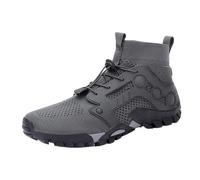 Sneakers for Men - Men's Outdoor Hiking Sneakers for Running River Trekking and Water Sports Adventure Non Slip Durable Performance Footwear Dark Gray