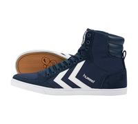 Hummel Trainers Slimmer Stadil Hi-Top Unisex Blue White EU 46 UK 11