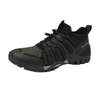 Sneakers Men and Women Round Toe Collision Wading Shoes Outdoor Camping Hiking Shoes Thick Sole Breathable Mesh Tracing Fishing Green