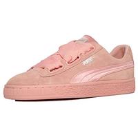 PUMA Women's Suede Heart EP Sneaker, Peach Beige-Metallic Beige, 5 UK