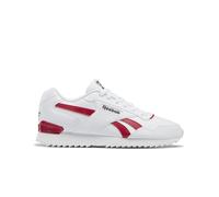 Reebok Unisex Glide Ripple Clip Sneaker, Footwear White/Flash Red/Core Black, 9