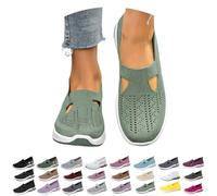 Sneakers Women Wide Fit Orthopedic Shoes for Women Wide Width Breathable Walking Comfortable Slip On Sneakers Non Slip Food Service Lightweight Nurse Shoes Ladies Daily Arch Support Trainers size5 8 9