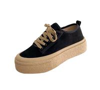 sneakersWomens Trainers Lightweight Wide Fit Wedge Shoes Fashion Lace up Orthopedic Trainer Cushion Comfortable Low Top Running Sneakers Casual Non Slip Walking Sneaker Black Sneaker Women
