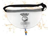 Sneaky Booze Hidden Flask Pouch For Men And Women: Portable 32oz Undetectable Alcohol Bag. Concealable Plastic Wine Liquor Body Hip Flasks. Disguised Leak Proof Travel Bags For Cruise Concert Festival