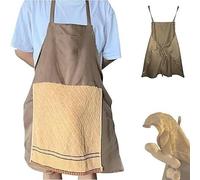 Sneaky Chef Prank Apron, Creative Funny Rude Saucy Apron, The Ultimate Gag Gift, Surprise Hiding In The Pocket (brown 1pc)