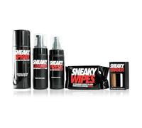 Sneaky Complete Shoe Care Kit - shoe trainer and suede protector spray cleaning kit, Black