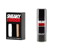 SNEAKY Eraser - premium suede, nubuck and mid sole stain remover cleaner & Unisex Sbspr Shoe protector, Natural, 200ml UK