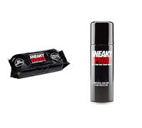 SNEAKY Men's (50pack) Shoe Wipes 50pack, White, One Size UK & Unisex Sbspr Shoe protector, Natural, 200ml UK