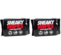 SNEAKY Men's Sbwip Shoe wipes, Black, One UK (Pack of 2)