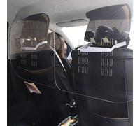 Sneeze Guard for Vehicle Safety Partition - Protective Screen for Taxi and Car Drivers
