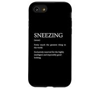Sneezing Definition - Funny Sarcastic Explanation Case for iPhone SE (2020) / 7/8