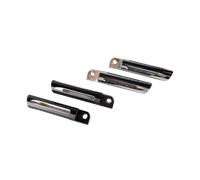 Snell Atlantic Foot Pegs Silver Silver