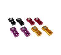Snell Bar Risers Billet 3" Red Red