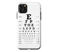 Snellen Eye Chart Vision Test Optometry Aesthetic 20/20 Case for iPhone 11 Pro Max