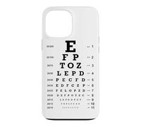 Snellen Eye Chart Vision Test Optometry Aesthetic 20/20 Case for iPhone 13 Pro Max