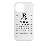 Snellen Eye Chart Vision Test Optometry Aesthetic 20/20 Case for iPhone 14