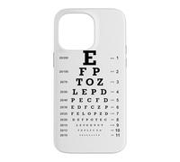 Snellen Eye Chart Vision Test Optometry Aesthetic 20/20 Case for iPhone 14 Pro Max