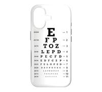 Snellen Eye Chart Vision Test Optometry Aesthetic 20/20 Case for iPhone 17