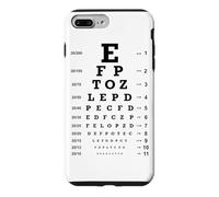 Snellen Eye Chart Vision Test Optometry Aesthetic 20/20 Case for iPhone 7 Plus/8 Plus