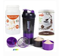 Snep Detox Cacao 520gr, Burner, Shaker Bottle. For 30 Days