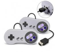 SNES Controller 2-Pack for SNES Classic Mini, Wired Wii Remote Port
