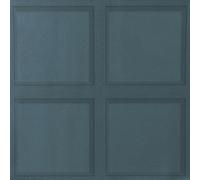 Snewvie ,Blue Wood Panelling Wallpaper 3D Effect Panel Wall Paper Textured Modern Embossed Tartan for Bedroom Living Room Lounge Hallway Stairs Ceilings,950 * 53cm