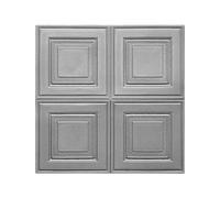 Snewvie Grey 3D Wood Wall Panels 70X70cm Peel and Stick Brick Wallpaper Removable Wallpaper 10 PCS Waterproof 3D Tile Wood Panels Wall Sticker Self-Adhesive PE Foam