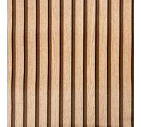 Snewvie Wood Slats Wallpaper Natural Wooden Slats Panelled Wallpaper Roll Wooden Wall Paper Wood Effect Modern Realism Contemporary Feature Wall,9.5 * 0.53M Dark Oak