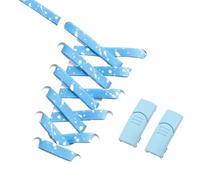 SNGUOQ 4pairs Magnetic Buckle Lock Shoelaces Without Ties Splash Ink Print Flat Elastic Laces Sneakers Kids Adult For Athletic Shoes(Color 12)