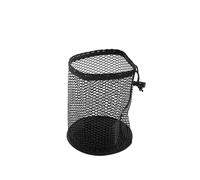 SNGUOQ Golf Ball Bag Drawstring Pouch Can Hold 12/25/50 Balls Multipurpose Sports Mesh Net Portable Organizer Accessories For Practice,Training(Black,S)