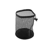 SNGUOQ Portable Sports Mesh Net Bag Multipurpose Nylon Golf Ball Organizer Supplies For Practice,Training(Black-M)
