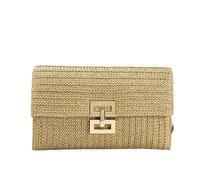 SNGUOQ Women Crochet Handbag Versatile Weaving Clutch Bag Straw Envelope Clutch Female Party Wedding Bag For Party, Wedding(Khaki)
