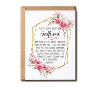 SNHDesign To My Son's Beautiful Girlfriend Card - Gift For Son's Girlfriend - Greeting Card - Beautiful Card - Cute Card - Card For Her - Birthday Card