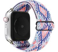 SNHHNSW Applicable to watch straps with elastic one-piece weaving For iwatch straps with eight-shaped buckle single loop Nylon strap