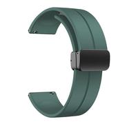 SNHHNSW Bracelets en silicone de 20 mm et 22 mm, bracelets de montre de sport à dégagement rapide avec boucle pliante magnétique hommes et femmes