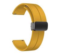 SNHHNSW Bracelets en silicone de 20 mm et 22 mm, bracelets de montre de sport à dégagement rapide avec boucle pliante magnétique hommes et femmes