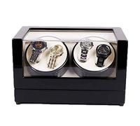 SNHHNSW Chandelier Watch Cases and Boxes Automatic Clock WinderWatch Winder Battery Clock Rocker Box Clocks Rotation Storage Perfect for The Bedroom Office (3) Chandelier