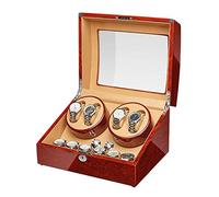 SNHHNSW Chandelier Watch Shaker Solid Wood Automatic Watch Winder Box Piano Finish Extremely Silent Motor for Man Women Watches Watches Display Chandelier