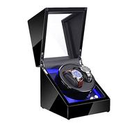 SNHHNSW Chandelier Watch Winder, 4-Position PU Leather High-end Automatic Watch Winder, Silent Rotation Motor, Anti-Magnetization. 34 * 18 * 20cm Chandelier