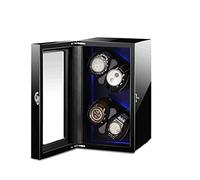 SNHHNSW Chandelier Watch Winder Leather Pads 4Rotation Modes Luxury Wood for Wrist Watch4+ 0 Storage Bag for 4 Wristwatches Chandelier