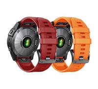 SNHHNSW Fenix 8X Band 26 mm Fenix 6X Fenix 5X Quickfit Bracelet de montre Fenix 5X Plus Bracelet en silicone Fenix 7X pro Fenix 3 Smartwatch Band (bleu + blanc)