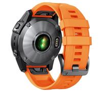 SNHHNSW Fenix 8X Band 26 mm Fenix 6X Fenix 5X Quickfit Bracelet de montre Fenix 5X Plus Bracelet en silicone Fenix 7X pro Fenix 3 Smartwatch Band (bleu + blanc)