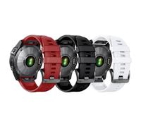 SNHHNSW Fenix 8X Band 26 mm Fenix 6X Fenix 5X Quickfit Bracelet de montre Fenix 5X Plus Bracelet en silicone Fenix 7X pro Fenix 3 Smartwatch Band (bleu + blanc)