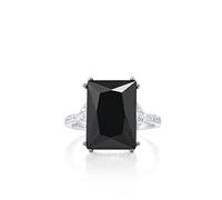 SNHHNSW For Women Genuine -cut Black Glass Cubic Zirconia Party