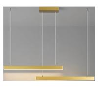 SNHHNSW Modern Simple Restaurant Chandelier Fashion Linear Strip LED Pendant Lights Home Dining Table Lighting Fixture,Chandelier