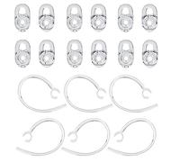 SNHTLS Earbud Tips Compatible with Plantronics M155 Silicone Ear Tips Earbud Tips Earphone Tips Ear Bud Tips Replacement Tips Small Size