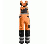 Snickers 0113 Hi-Vis Bib & Brace Trousers, Class 2 Various Colours