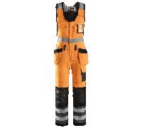 Snickers 0213 Hi-Vis One-Piece Holster Pocket Trousers, Class 2 Various Colours